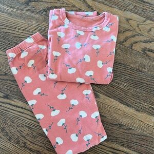 Poppy floral cotton pajamas